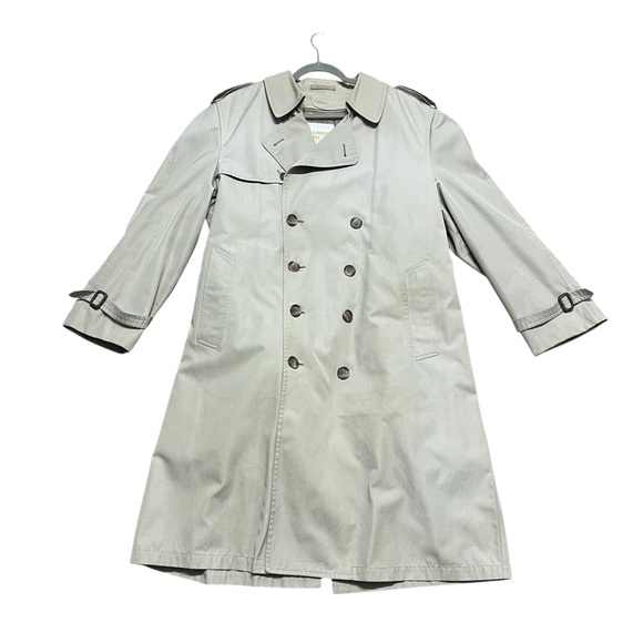 London Fog - Men’s Dressy Trench Coat Sz. 44 Short - Picture 2 of 11